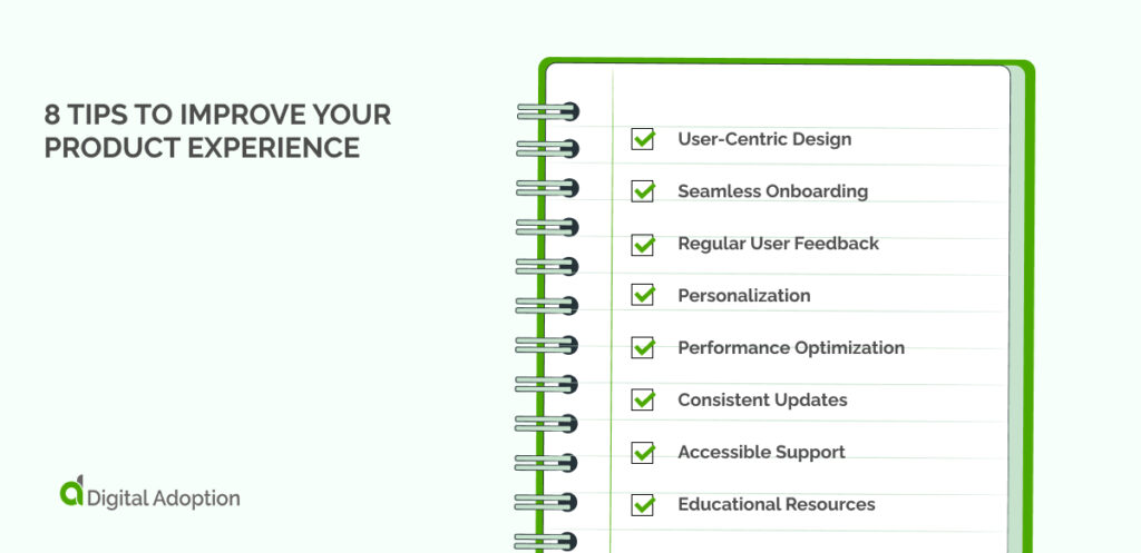 8 Tips to Improve Your Product Experience