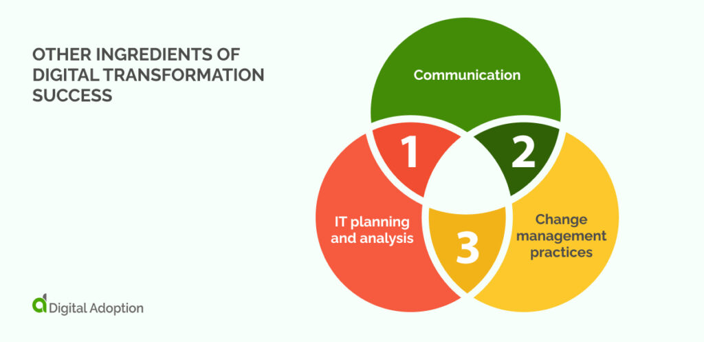 Other ingredients of digital transformation success